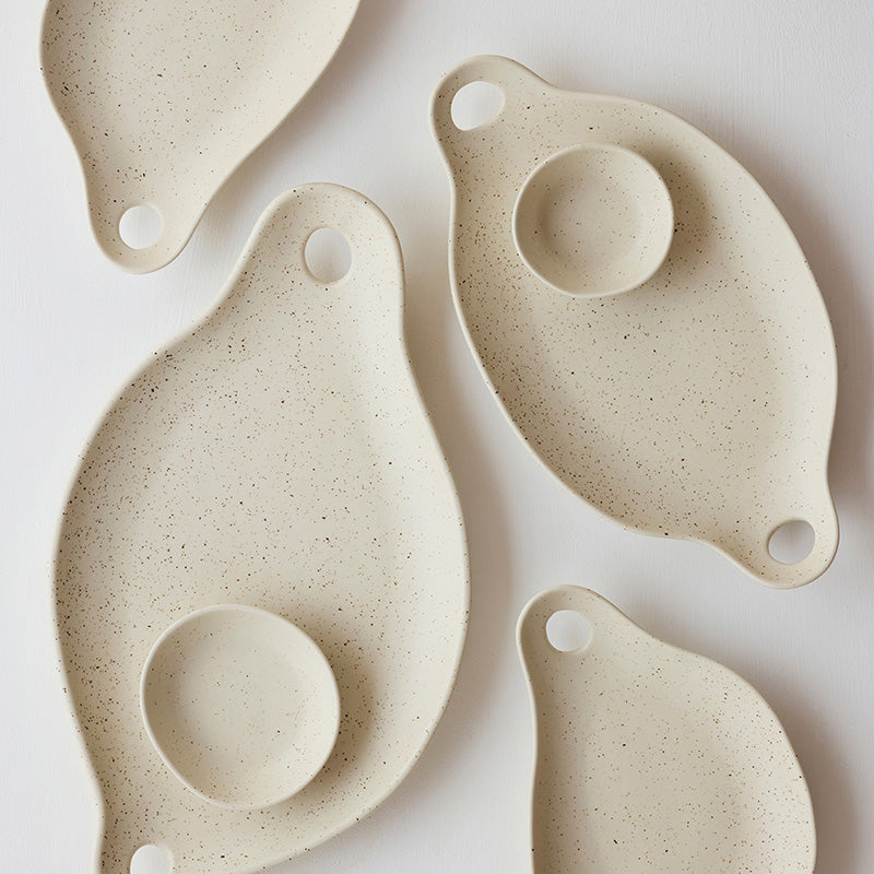 Soiree Offering Platters Set Oatmeal