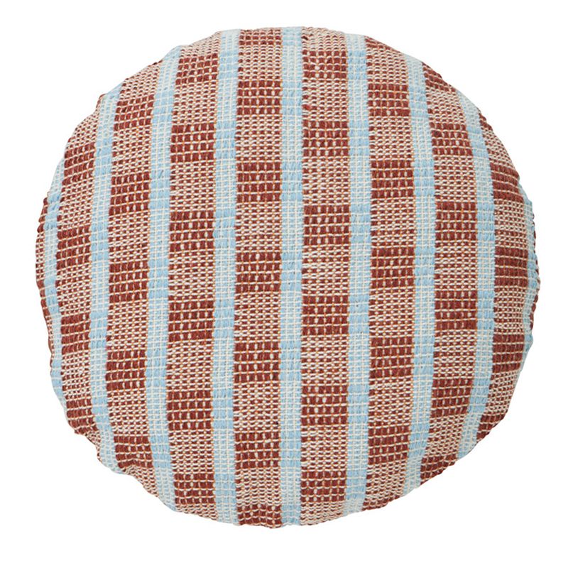 Nebraska Round Cotton Cushion Russet