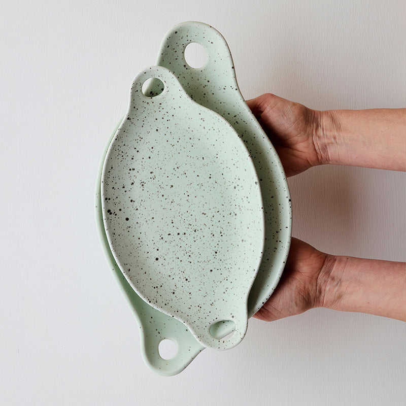 Soiree Offering Platters Set Pistachio