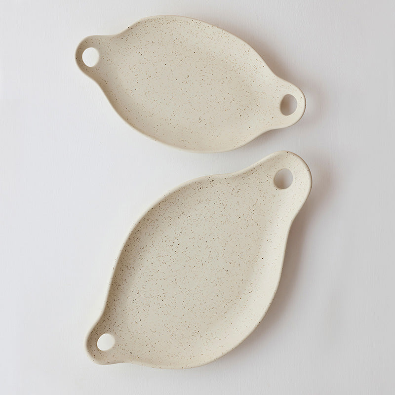 Soiree Offering Platters Set Oatmeal