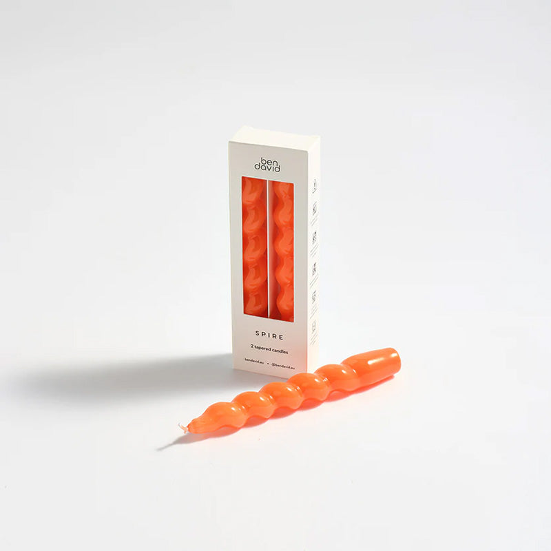 Spire Candle Mandarin Pair