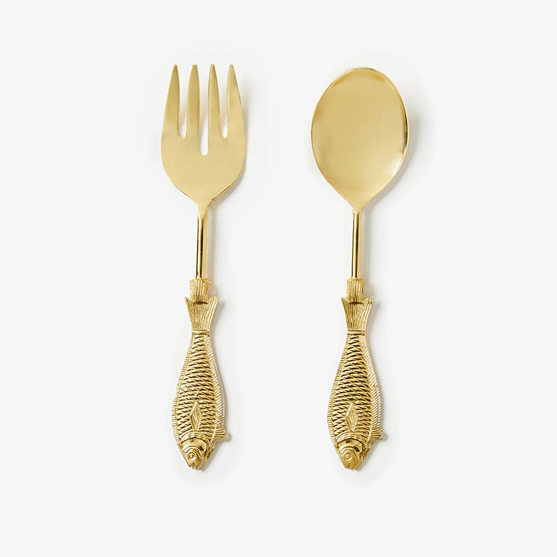 Fish Salad Servers Set of 2
