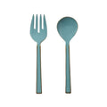Enamel Dusty Blue Salad Servers