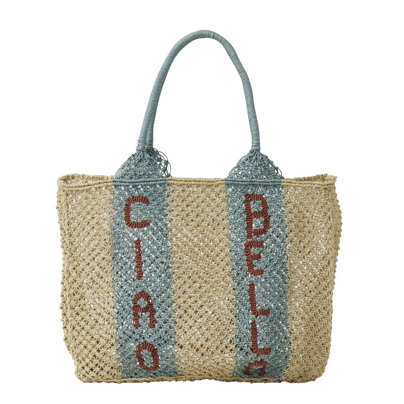 Ciao Bella Jute Tote Bag