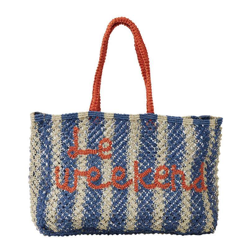 Le Weekend Jute Tote Bag