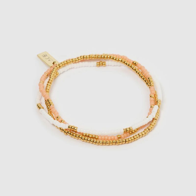 Sunny Bracelet Set Coral