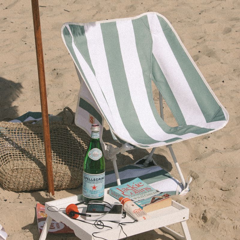 Sabulo Beach Chair Sage Stripe