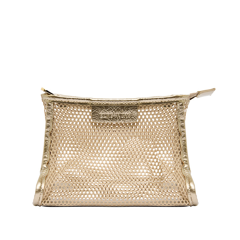 Small Santorini Case Taupe Mesh