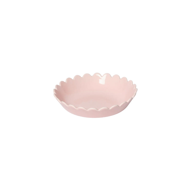 Pink Scallop Small Bowl