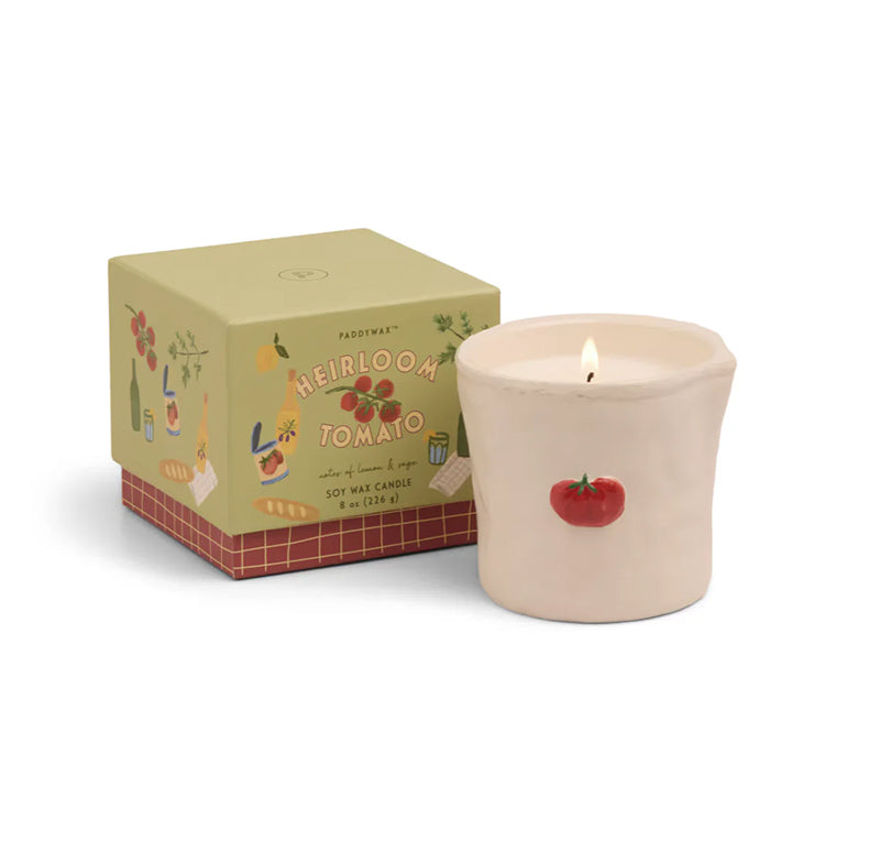 Bistro Tomato Embossed Candle