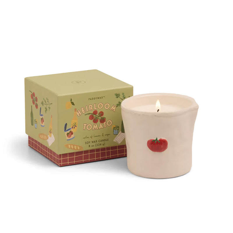 Bistro Tomato Embossed Candle