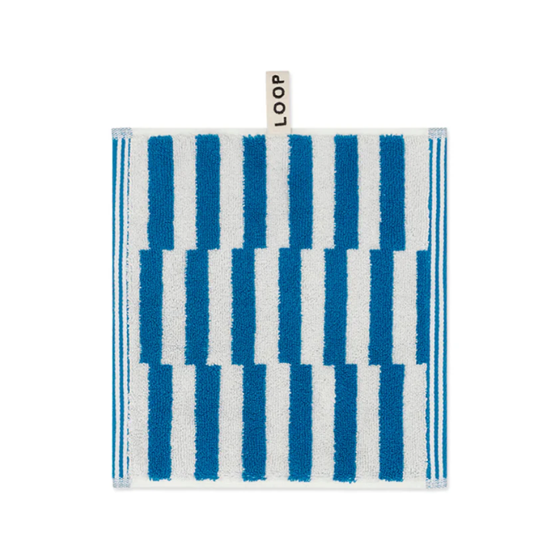 Face Washer Cobalt/Ivory Shift