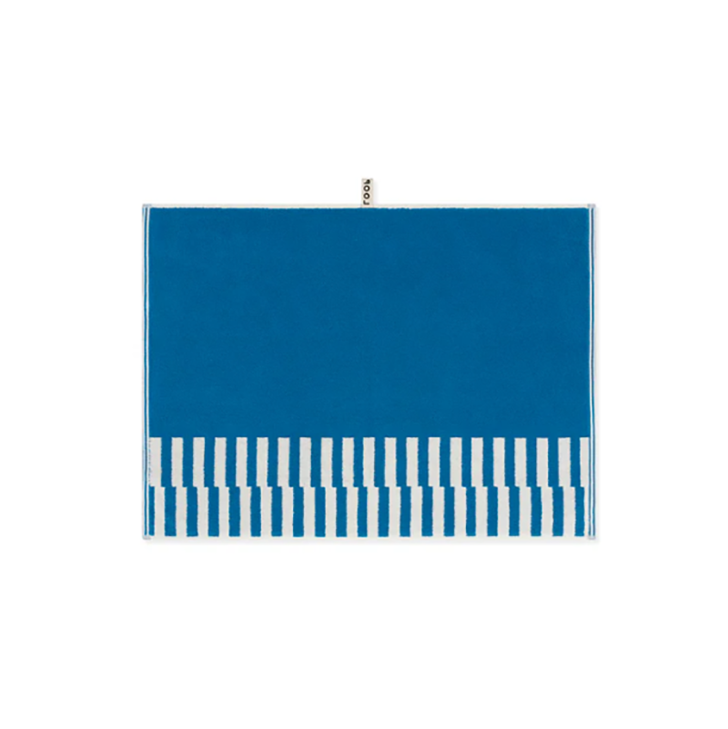 Bath Mat Cobalt/Ivory Shift