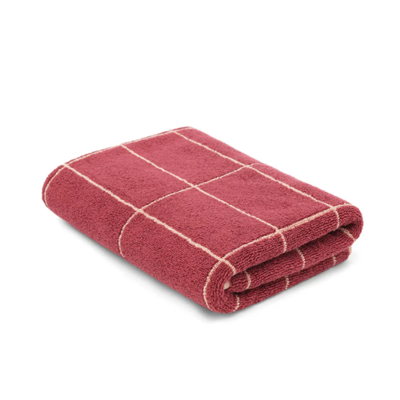 Bath Mat Ruby/Almond Blush Tile