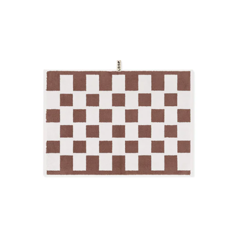 Hand Towel Coffee/Ivory Brick