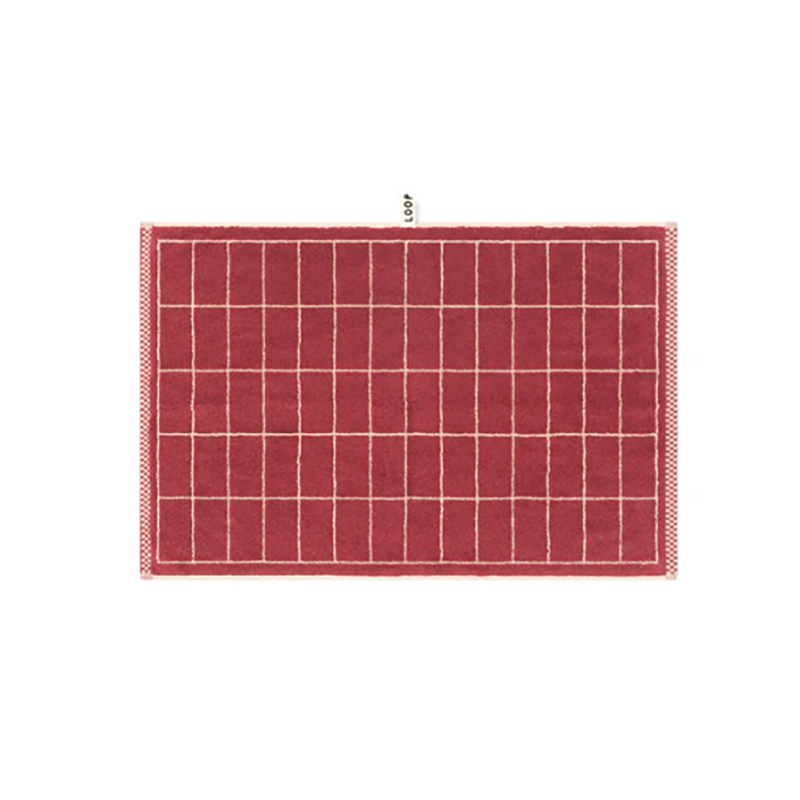 Hand Towel Ruby/Almond Blush Tile