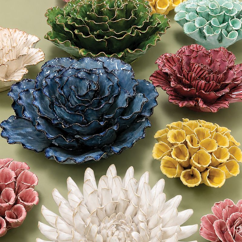 Ceramic Flower White