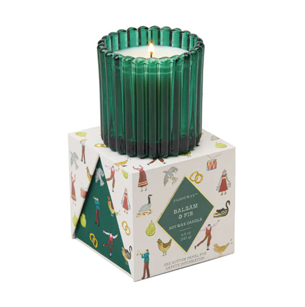 Holiday Glass Candle Balsam & Fir