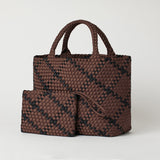 Siempre Tote Bag Cocoa Criss Cross