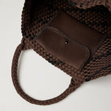 Siempre Tote Bag Cocoa Criss Cross