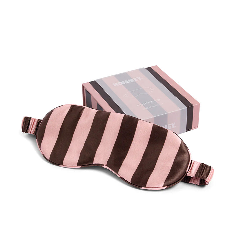 Silk Eye Mask Rocky Road Stripes