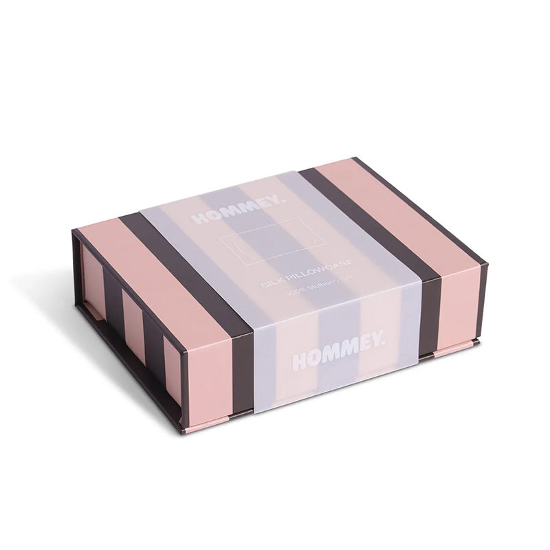 Silk Pillowcase Rocky Road Stripes