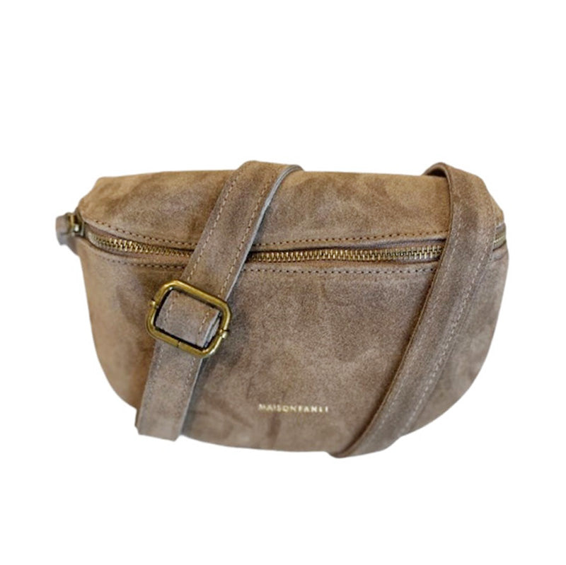 Bum Bag Suede Taupe
