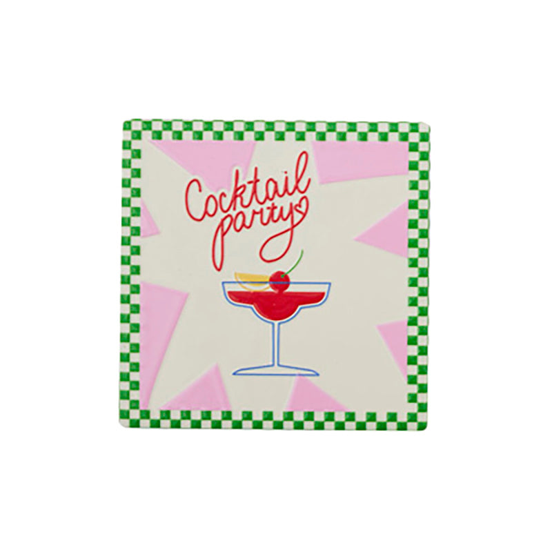 Cocktail Ceramic Coaster Cocktail Party