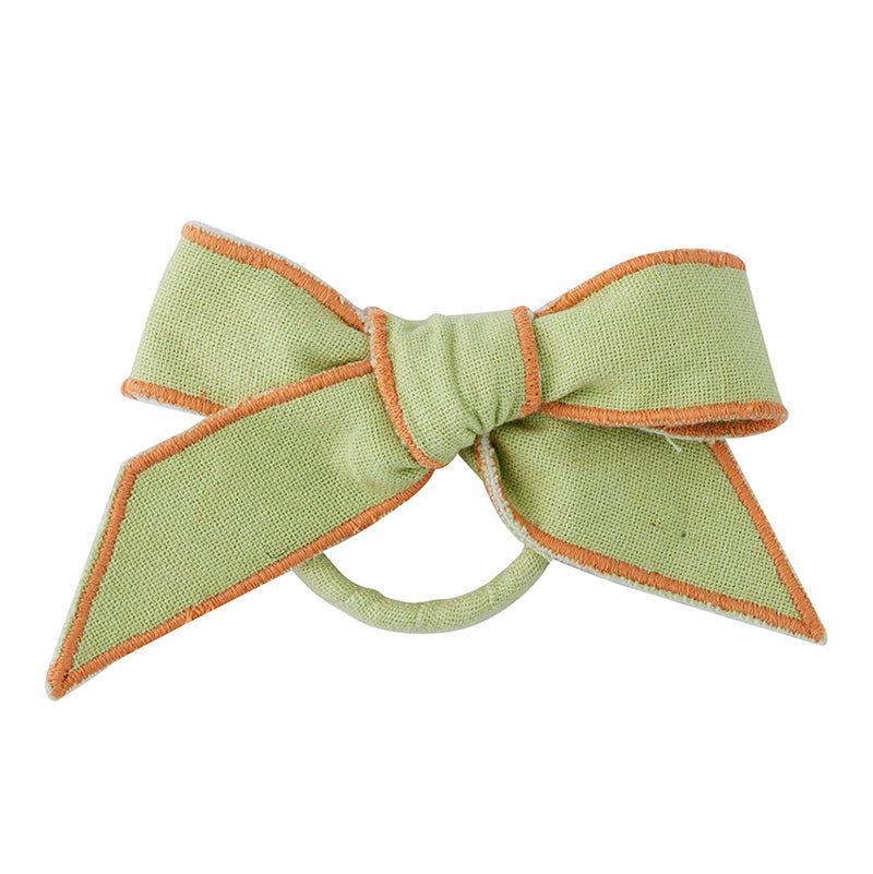 Milla Bow Napkin Ring Pistachio/Papaya