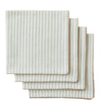 Natale Sage Green Stripe Napkins Set of 4