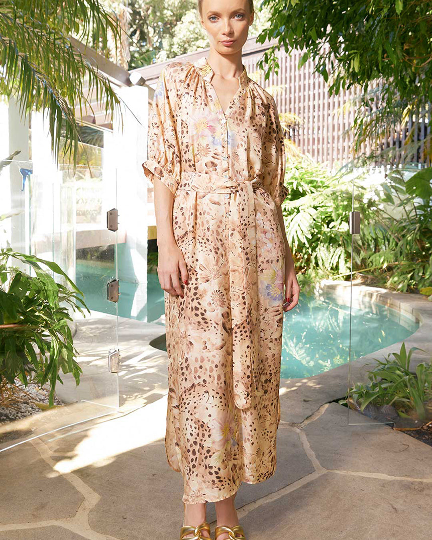 Taylor Cheetah Ankle Dress