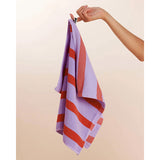Tea Towel Grapefruit Stripes