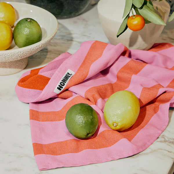 Tea Towel Sherbet Stripes