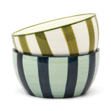 Bella Set of 2 Dipping Bowls Green + Blue
