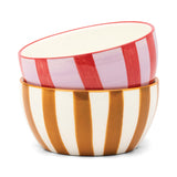 Bella Set of 2 Dipping Bowls Lilac/Rust + Ochre