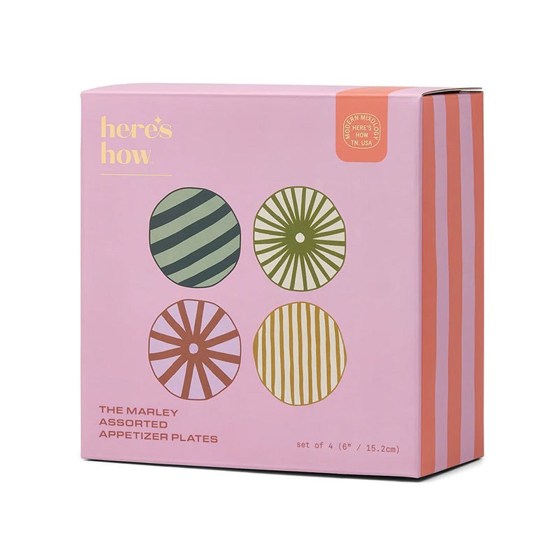 Marley Set of 4 Appetizer Plates