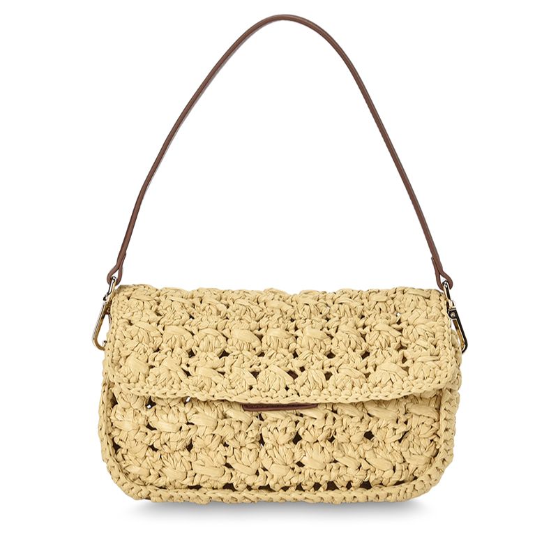 Thea Shoulder Bag Raffia Weave