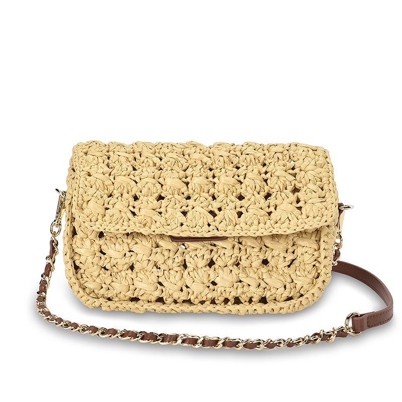 Thea Shoulder Bag Raffia Weave