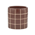 Boyd Ceramic Tile Pot Chocolate