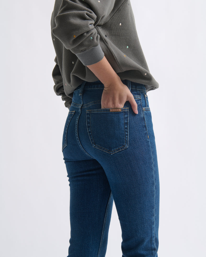 Vacay Jean Hemmed Brentwood Blue