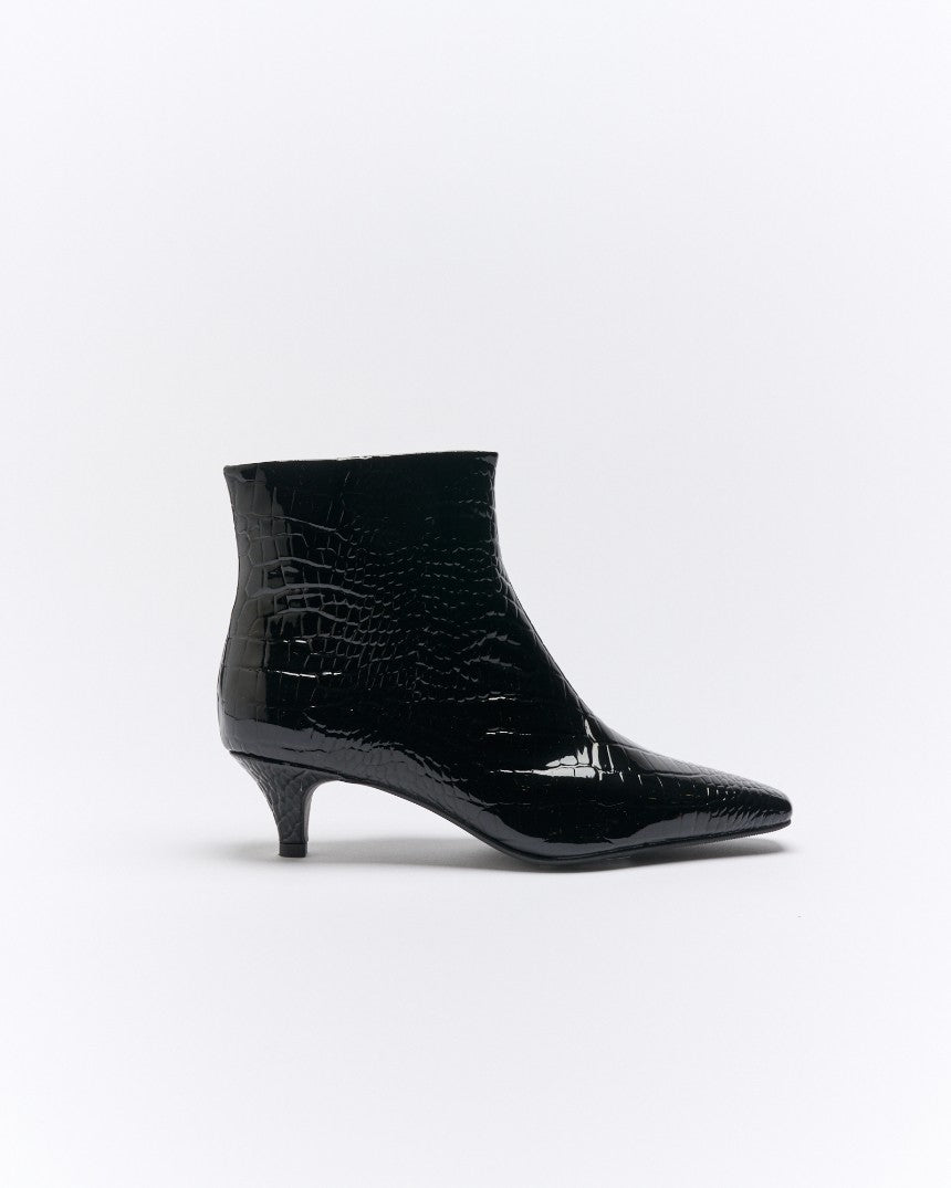 Vera Boots Black Croc