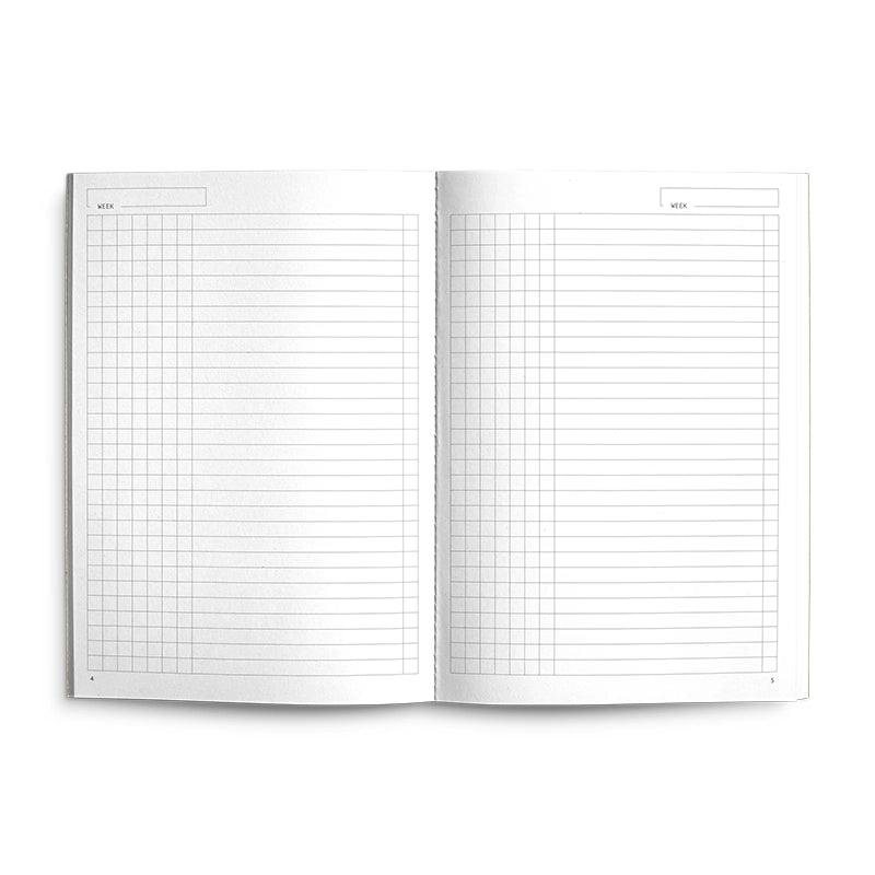 Running List Weekly Planner Soft Yolk