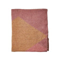 Mohair Geometric Pink Throw