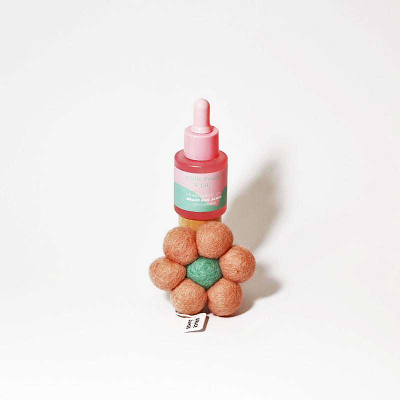 White Peach & Lily Air Freshener Set