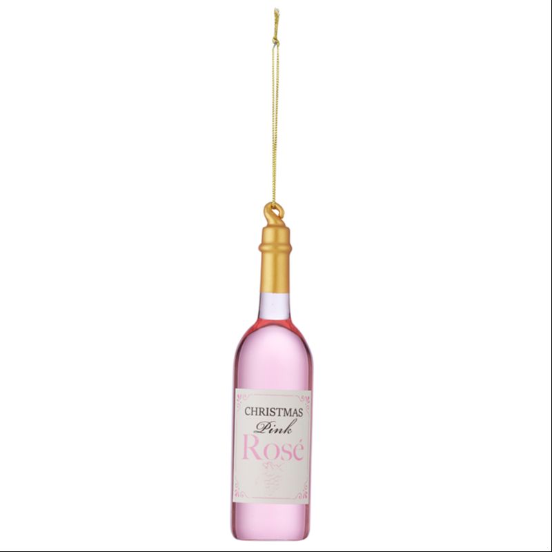 Rose Bottle Christmas Decoration