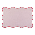 Wavy Placemat Rectangle Pink