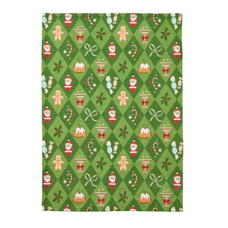 Christmas Motif Tea Towel