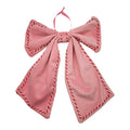 Jolly Cord Edge Bow Decoration Pink