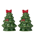 Holly Ceramic Tree Salt & Pepper Shakers