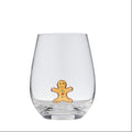 Gingerbread Man Glass Tumbler